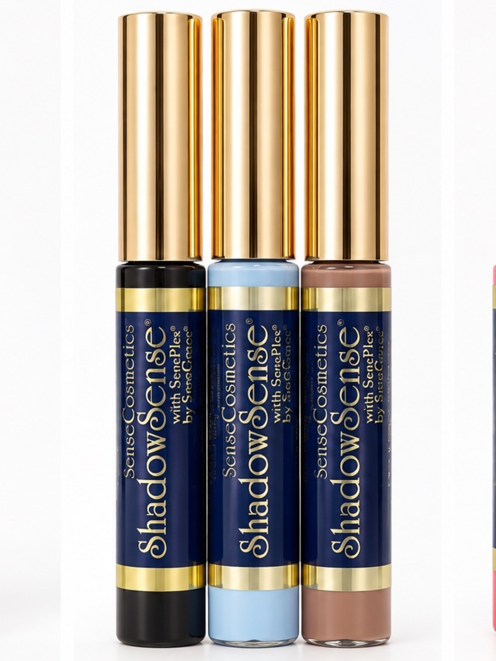 SeneGence ShadowSense Eyeshadow Lot of 3 Onyx Sapphire Mocha Java New